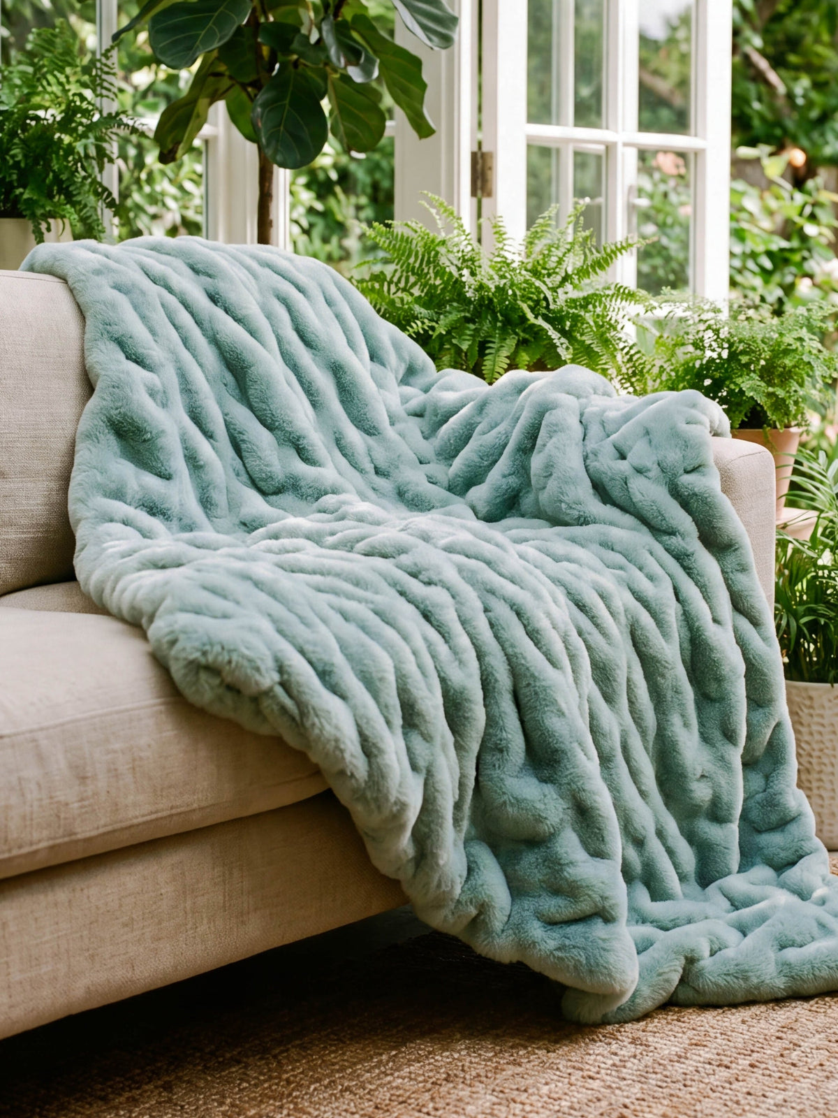 The Melt Blanket in Sage Meadow