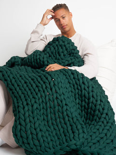 The Melt Weighted Blanket in Pine Hollow