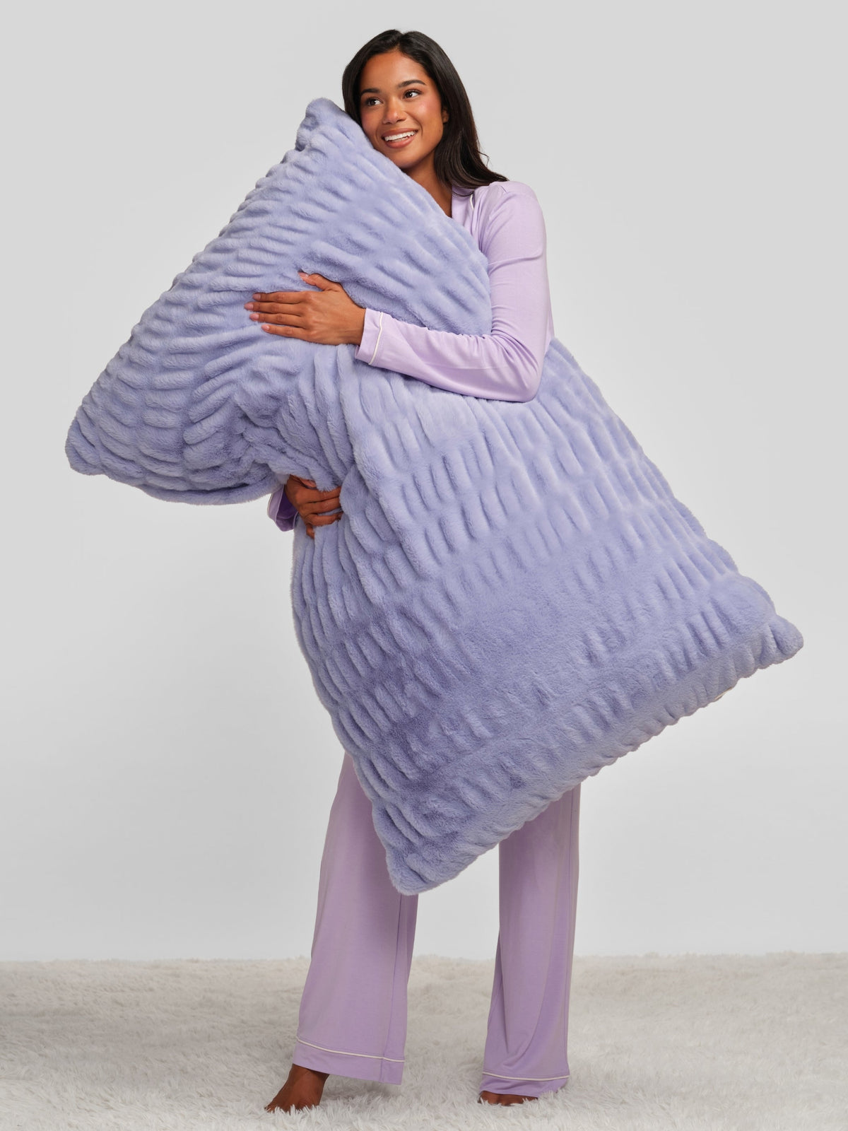 The Melt Pillow XL in Lavender Field