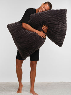 The Melt Pillow XL in Charcoal Night