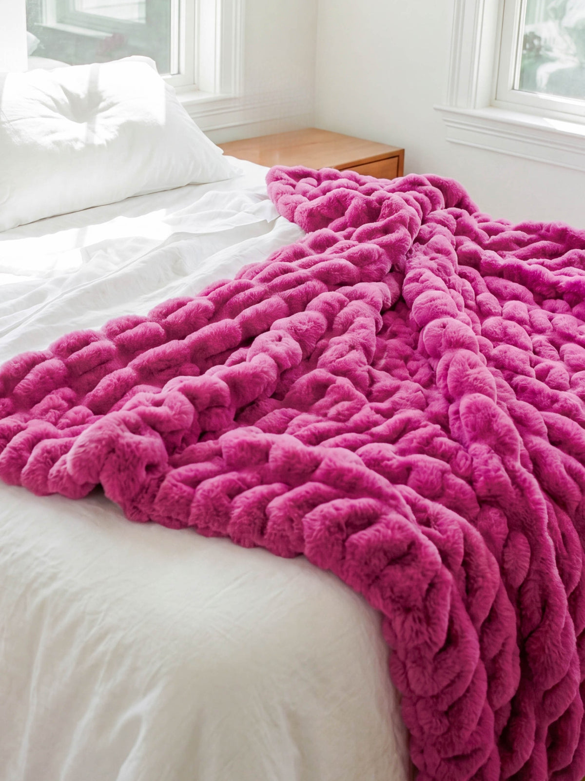The Melt Blanket in Berry Bramble