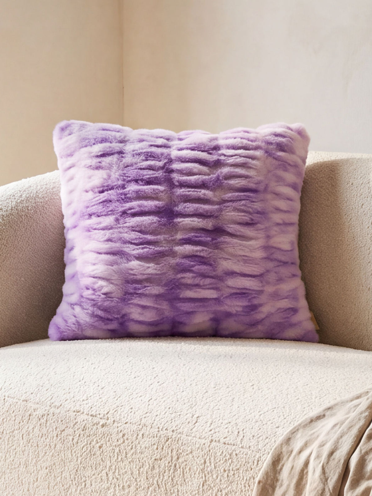 The Melt Throw Pillow in Lilac Haze