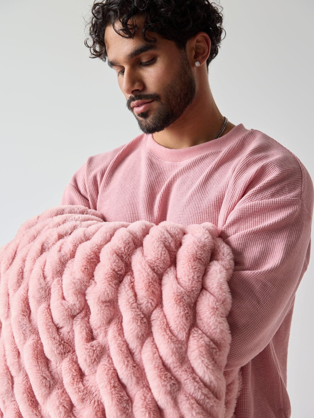 The Melt Blanket in Rose Dusk